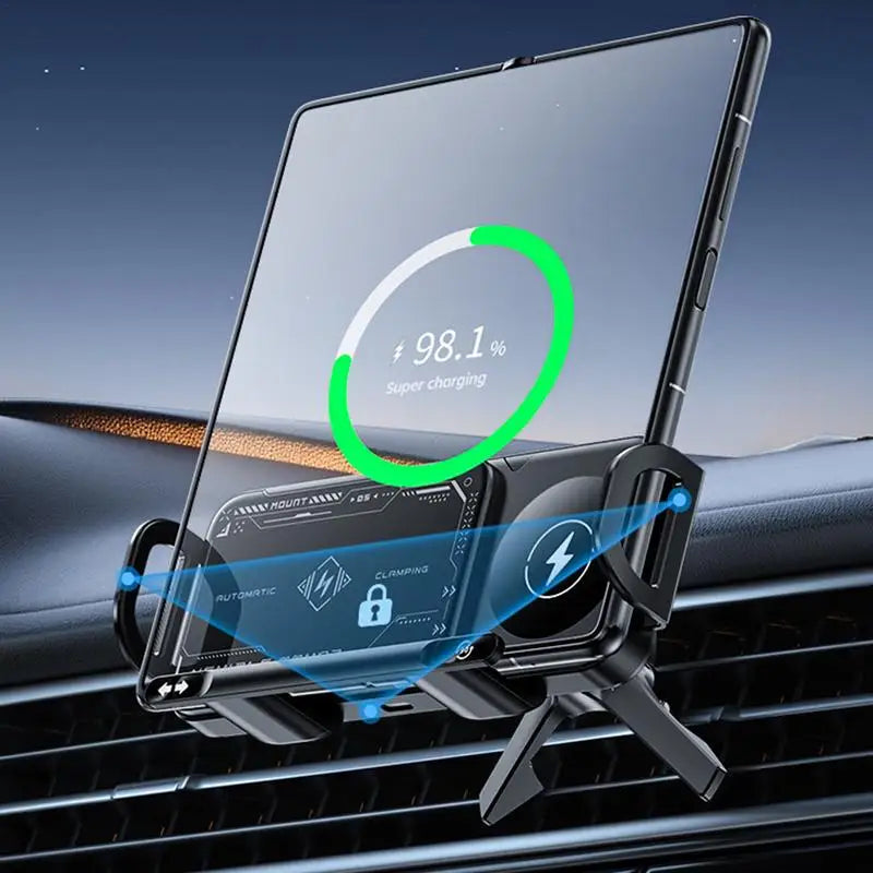 Soporte de Coche Inteligente con Cierre Automático y Carga Rápida - AutoGrip 15W
